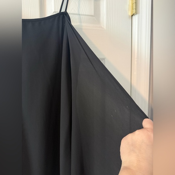 Vintage 1990s Linda Allard for Ellen Tracy Black Silk Slip Dress - Picture 8 of 11